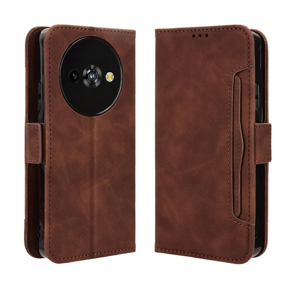 For Oukitel C59 Pro Leather Case Phone Wallet Cover with Multiple Card Slots