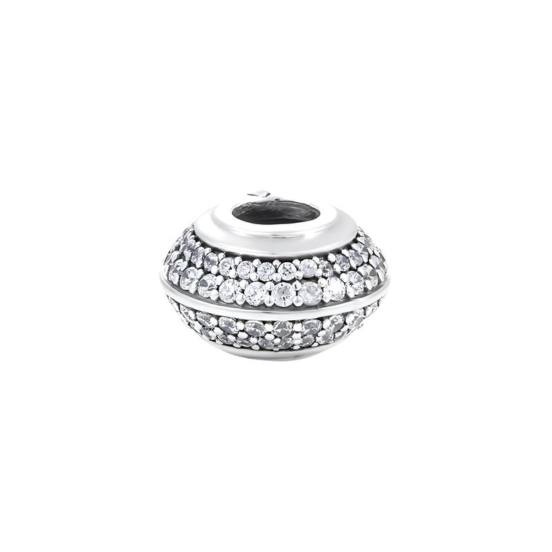 Pandora Silver Sparkle Pavé Charm Silver 798066CZ