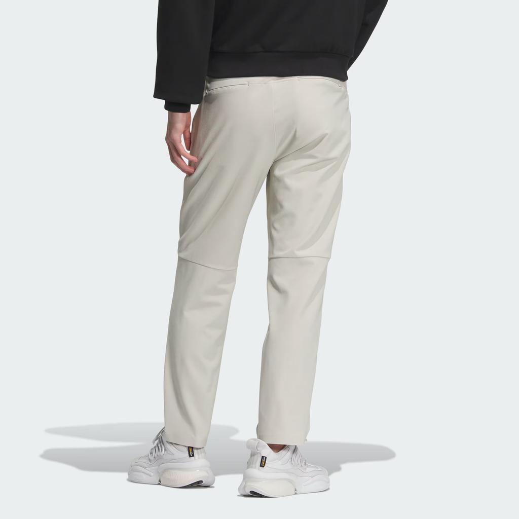 Adidas Premium Casual Slim Fit Pants Solid Color Zipper Straight Leg Knit Sports Pants Men Pants Light-Gray JE8633