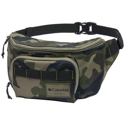 Zigzag Hip Pack, Unisex Green Waist Bag