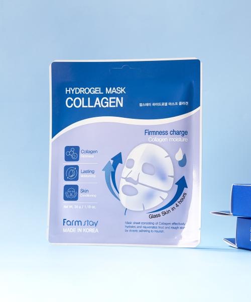 Farm Stay Collagen x Vitamin Hydrogel Mask Duo Set