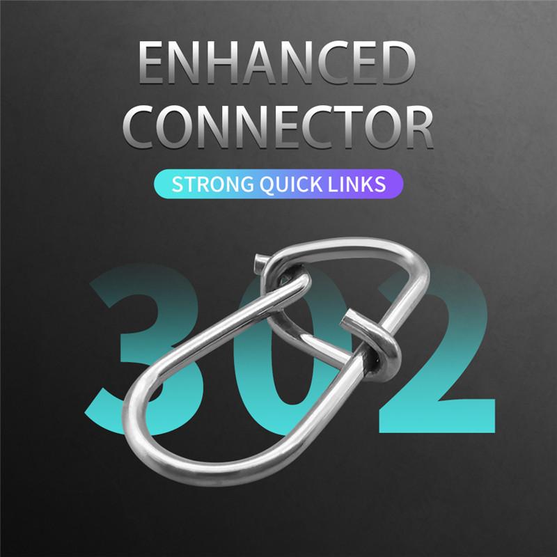 0 #1 #1 #2 #3#4# Conector de pescuit din oțel inoxidabil Lagăr cu știfturi Accesorii pentru echipament de pescuit cu baionetă rotativă