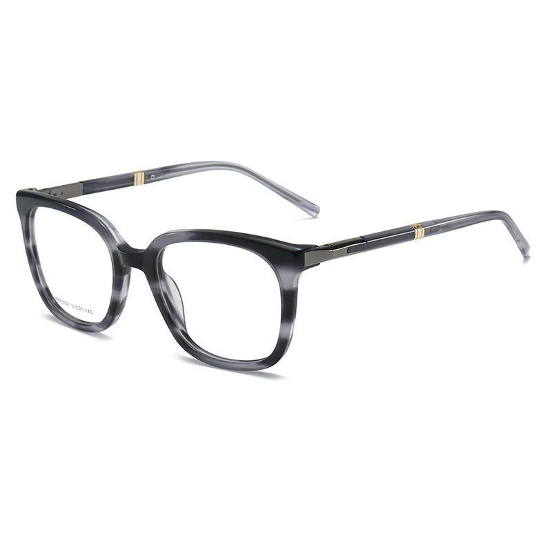 

Acetate Square Big Frame Frame Color Shift Men Anti Blue Ray Women Presbyopic Prescription Lens Women Reading Glasses Custom 0~+600 2.5