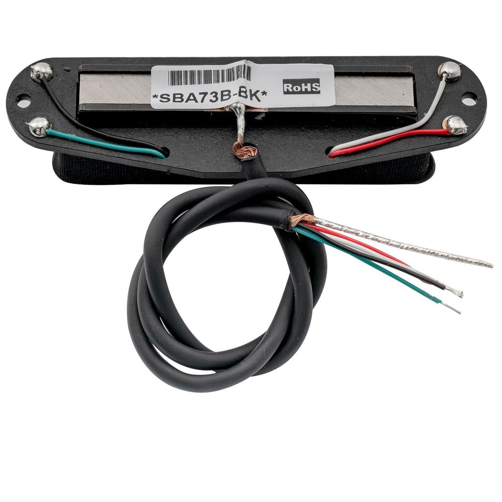 Artec SBA73 Alnico 5 Single-Size Humbucker Pickup for Strat Electric Guitar, Black