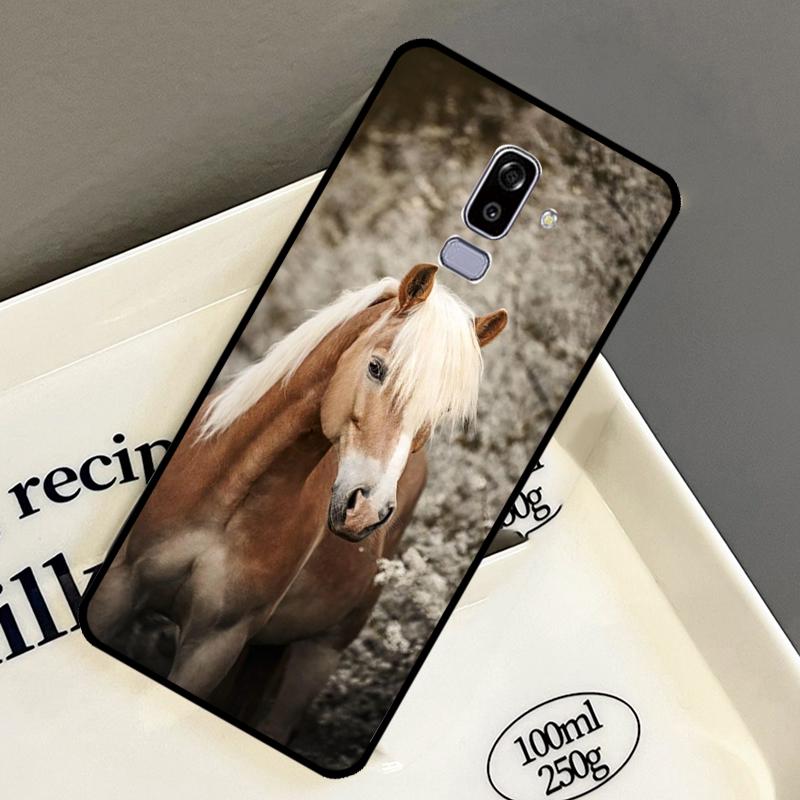 

Animal Steed Horse Case For Samsung Galaxy A9 A8 A7 A6 J8 J4 J6 Plus 2018 A3 A5 2017 J1 J3 J5 J7 2016 Coque J2 Prime - G532