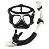 Adult Unisex Scuba and Snorkel Set with Myopia Dive Mask
