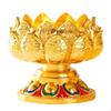 62KD Ghee Lamp Holder Home Table Centerpieces Lotuss Desk Holder