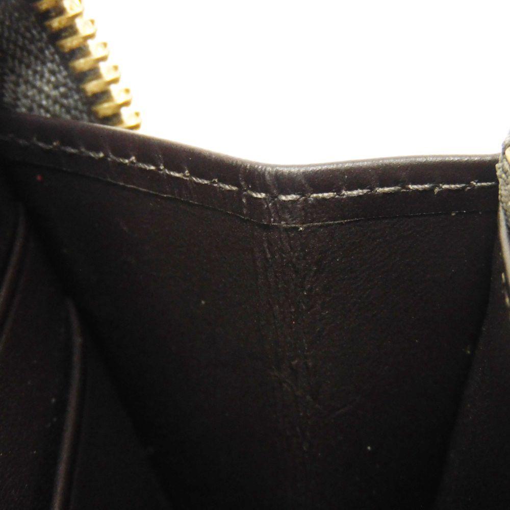 Used 12695 Amazona Zip Around Wallet 113N61.F13 7940 Two-tone Zip Around, Excellent Condition Anagram Suede Beige