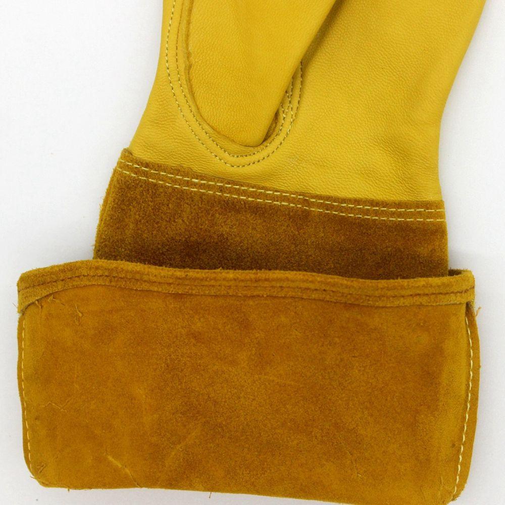 For Men Women Leather Thorn Proof Gauntlet Long Sleeve Garden Tools Work Welding Protection Safety Gloves Pruning Gloves