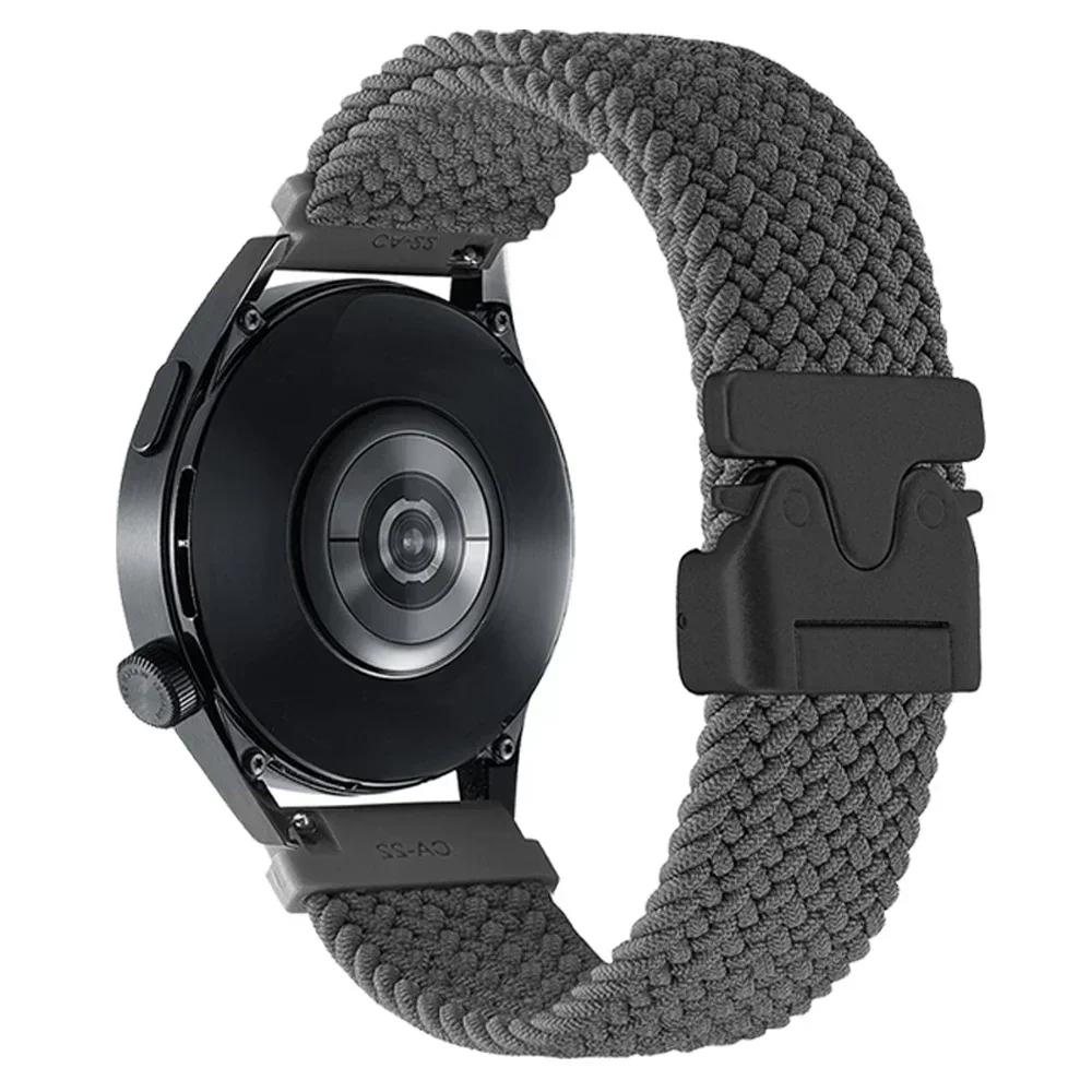 Nylon Stretch Armband für Samsung Galaxy Watch3 7 6 5 4 44mm 40mm 5 pro 45mm Sportarmband Galaxy Watch6 Classic 47mm 43mm Bänder