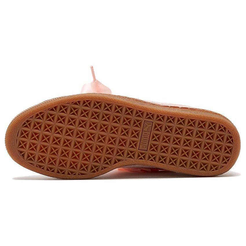 Puma Scarpe da ginnastica casual retrò Basket Heart Vs Velvet Bow Donna Rosa 366731-02