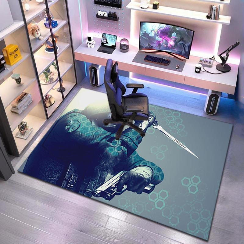 Sci-Fi game Resident Evil, Umbrella Corporation, soft carpet, home living room, office chair pad, door mat, door mat carpet U6