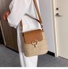SCIONE Small Small Bag Women's Straw Woven Bag Wild Chain Single Shoulder Messenger Bag