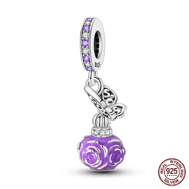 Daily Articles Copper Pink Perfume Charms Camera Dumbbell Smart Watch Beads Fit Original Bracelets Diy Jewelry Gift