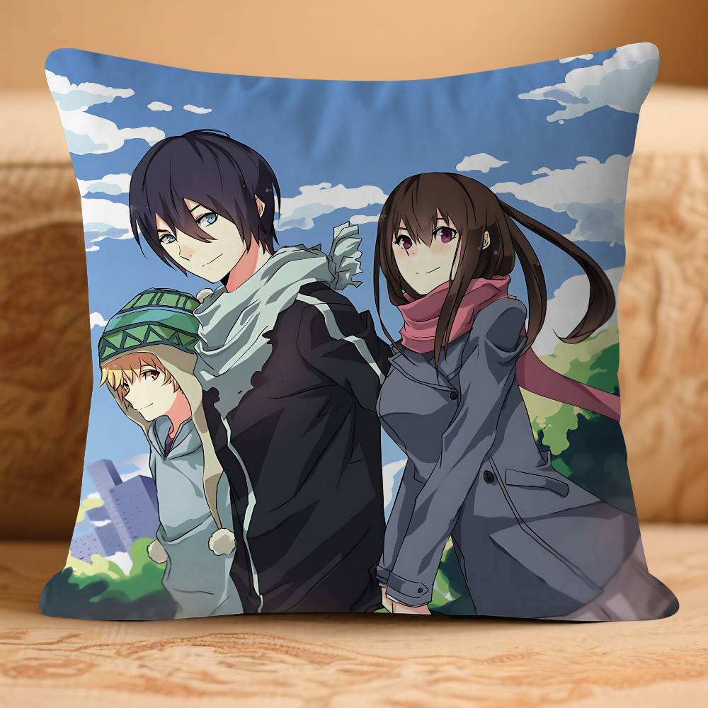 Anime N-Noragami Cushion Cover 30x50 Polyester Sofa Cushions Decorative Throw Pillows Home Decoration Pillowcover