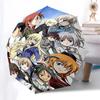1pc Outdoor Umbrella with Sword Art Online Characters - Automatic Opening/Closing, Portable 3-Fold Design, Iron Frame, Perfect Gift for Fans, Tra