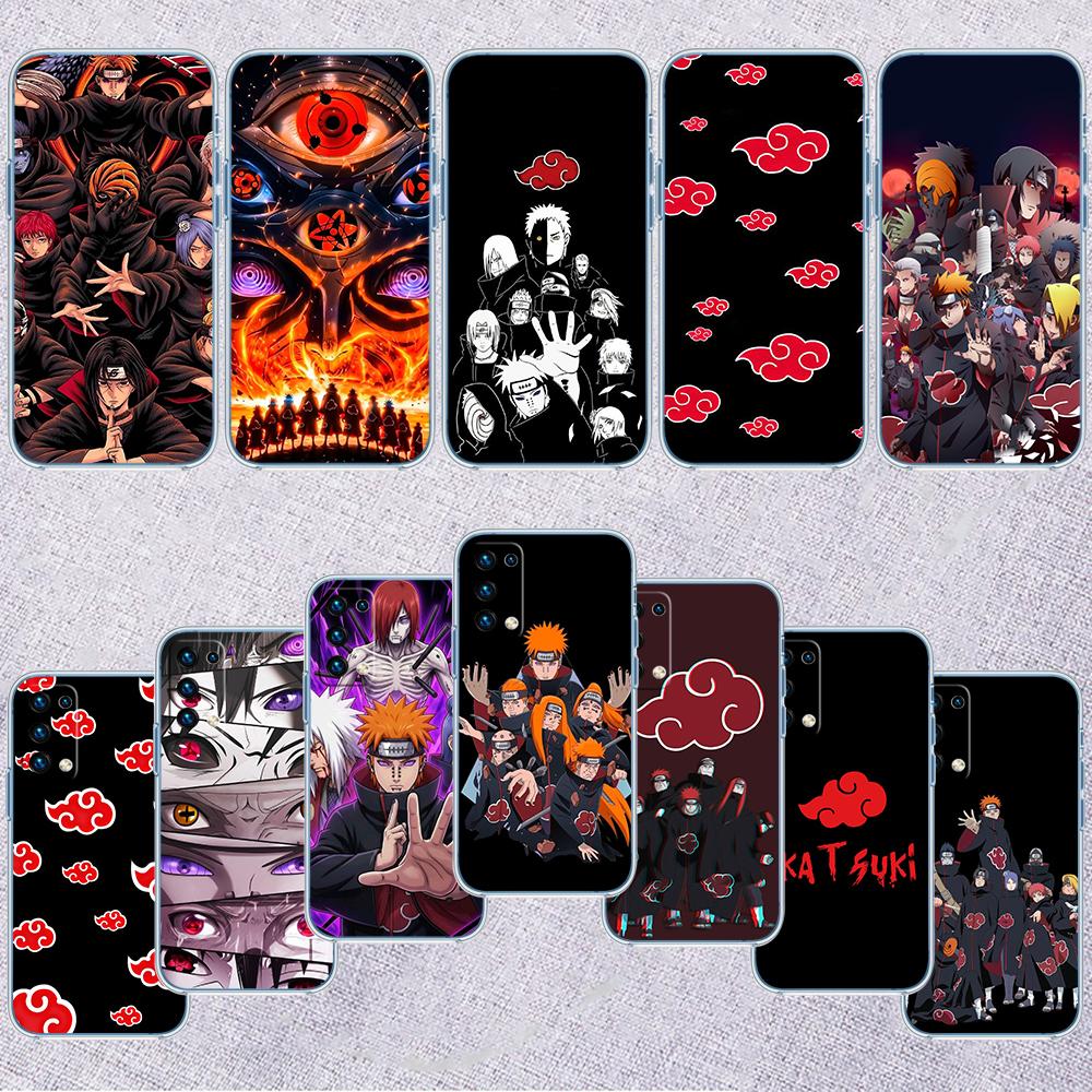 RA1 Anime Akatsuki NARUTO Handyhülle für LG K22 K30 K40 K40S K41 K42 K50 K50S K51 K51S K52 K61 K62 K71 K92 Q60 Q61 V40 V50 V60