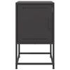 Vidaxl Szafka Nocna, Czarna, 36X39X60,5 Cm, Stal