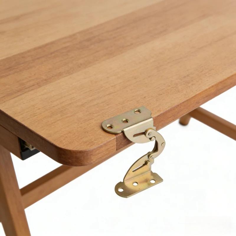 2Pcs/Lot Hidden Folding Hinge 180 Degree Flip Hinge for Dining Table Desk Multi-function Furniture Hardware Fitting Accessories