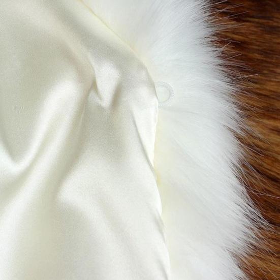 Women's Fuzzy Winter Coat Faux Fur Trim Warm Jacket Open