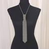 Girls Shirt Pearl Necktie Female Easily Wear Social Gatherings Detachable Pearl Collar Removable Ties Costume Jewellery
