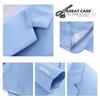 [FOMANSH] Men's Suit Set (Jacket and Pants), One-Button, Slim Fit, Plus Sizes M-6XL, Business/Christmas Appearance