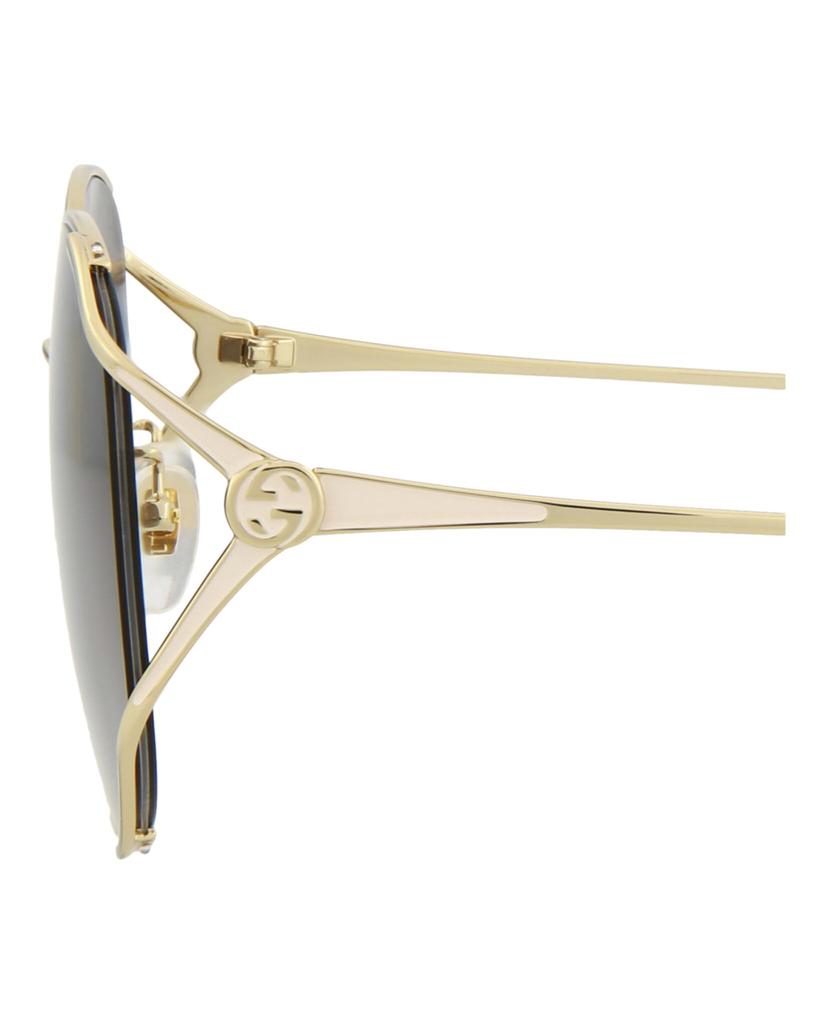 Gucci Sunglasses GG0650SK 002 Gold and Gray Gradient Women's