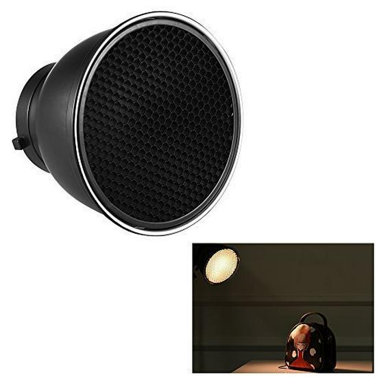 Universal Bowens Mount Reflector & Honeycomb Grid Film Flash Diffuser Set