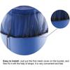 Patio Screen Mesh Garden Adjustable Rain Barrel Mesh Cover Outdoor Rain Barrel Filter Insect Net Cover Nylon Mesh Bag