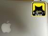 Mitsubishi Exclusive Car Logo Seal, Magnetic Sticker (There Is a Cat In the House)