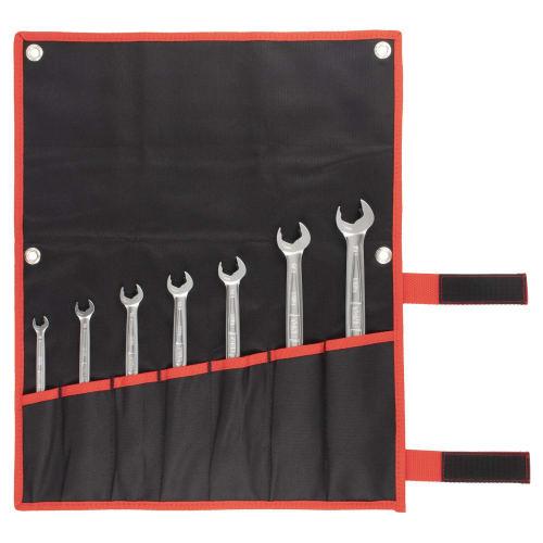 TONE Quick Ratchet Open End Wrench Set RMQ700 Black (7 Pieces)