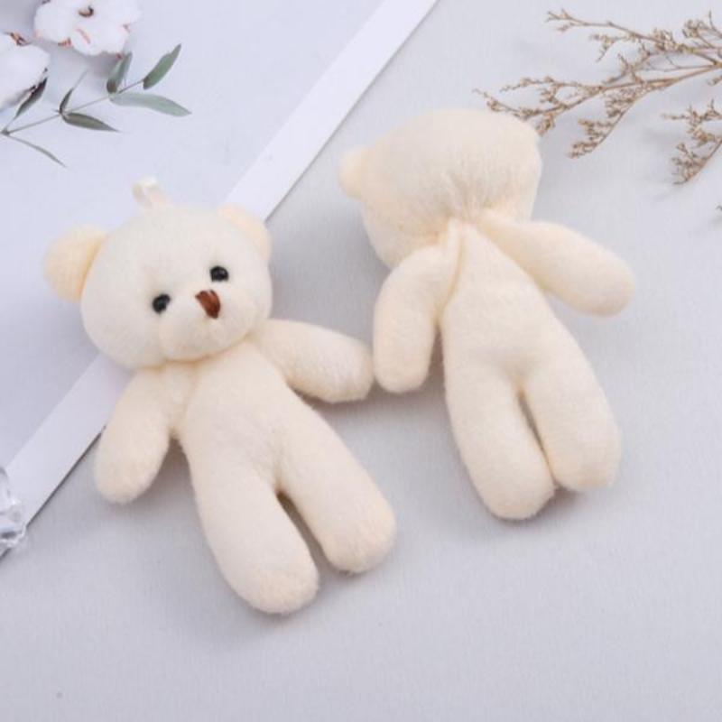 10/12/18/20Pcs Birthday Wedding Party Favors Supplies DIY Accessory Mini Cute Cartoon Plush Bear Girl Gift Doll Toys