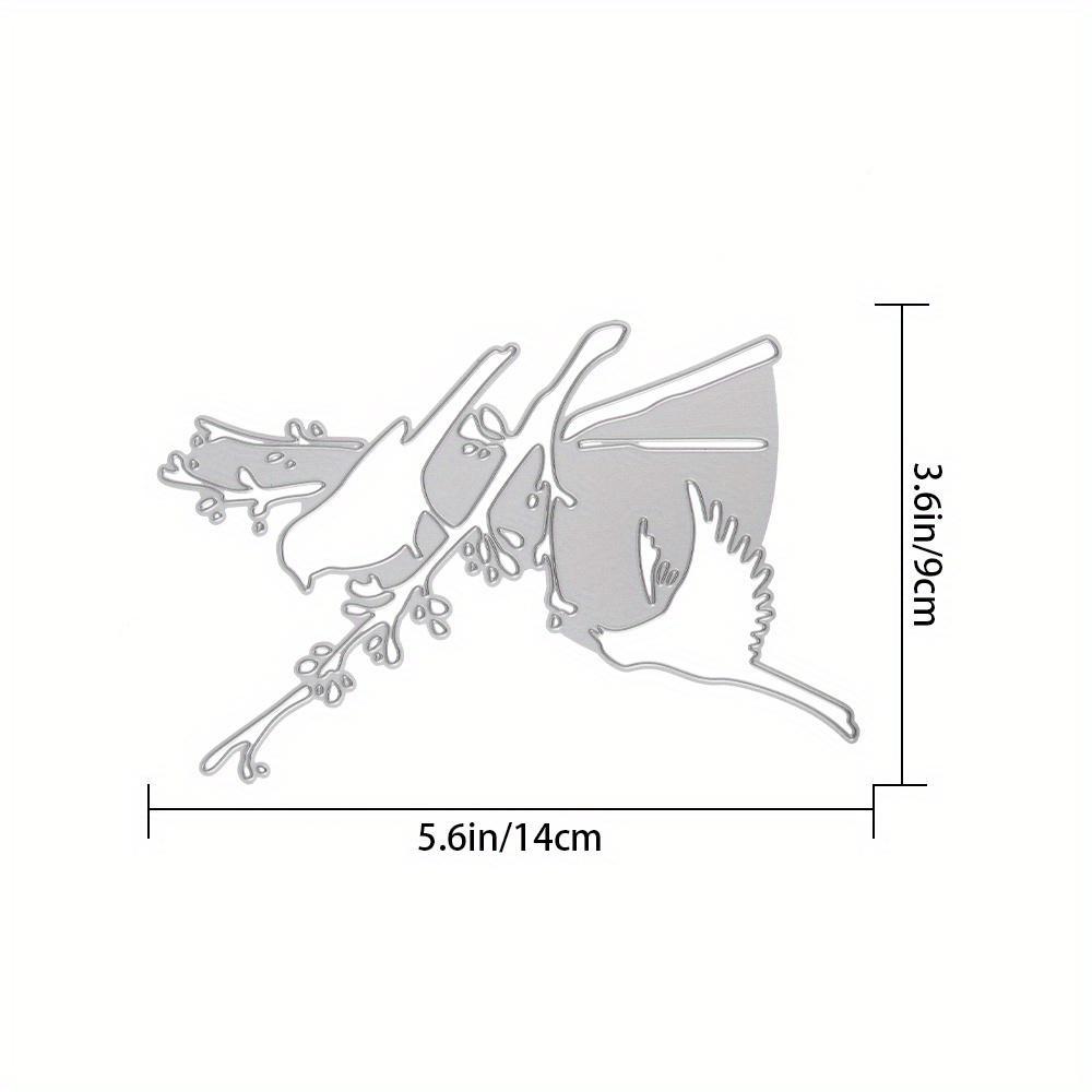 Birds In Tree Metal Cutting Dies for DIY Scrapbook Cutting Die Paper Cards Embossed Decorative Craft Die Cut