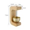 Chinese-Style Wooden Dopamine Doorbell Ornament with Magnetic Design