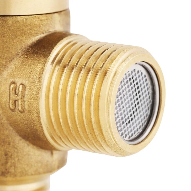 Präzise Temperaturstabilität 1/2 DN15 Messing Thermostatventile Thermostatische Mischventile für Hausinstallationen