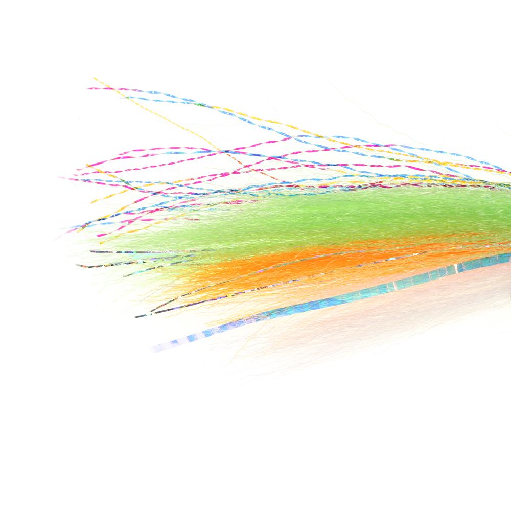 1PC 3D Epoxy Fish Eyes Minnow Streamer Synthetic Fiber Artificial Bait Trout Bass Salmon Bluefish Tarpon Steelhead Fishing Lure