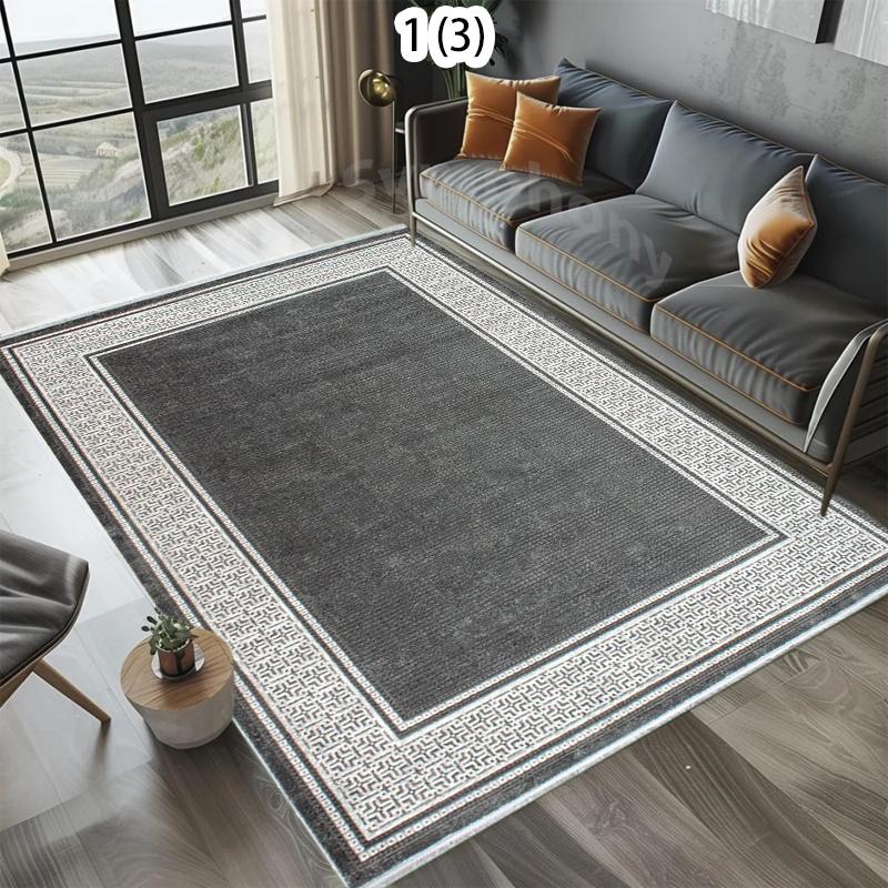 Nordic Minimalist Style Luxurious Carpet Slip-resistant Floor Mats for Bedrooms and Living Rooms Home Decorations