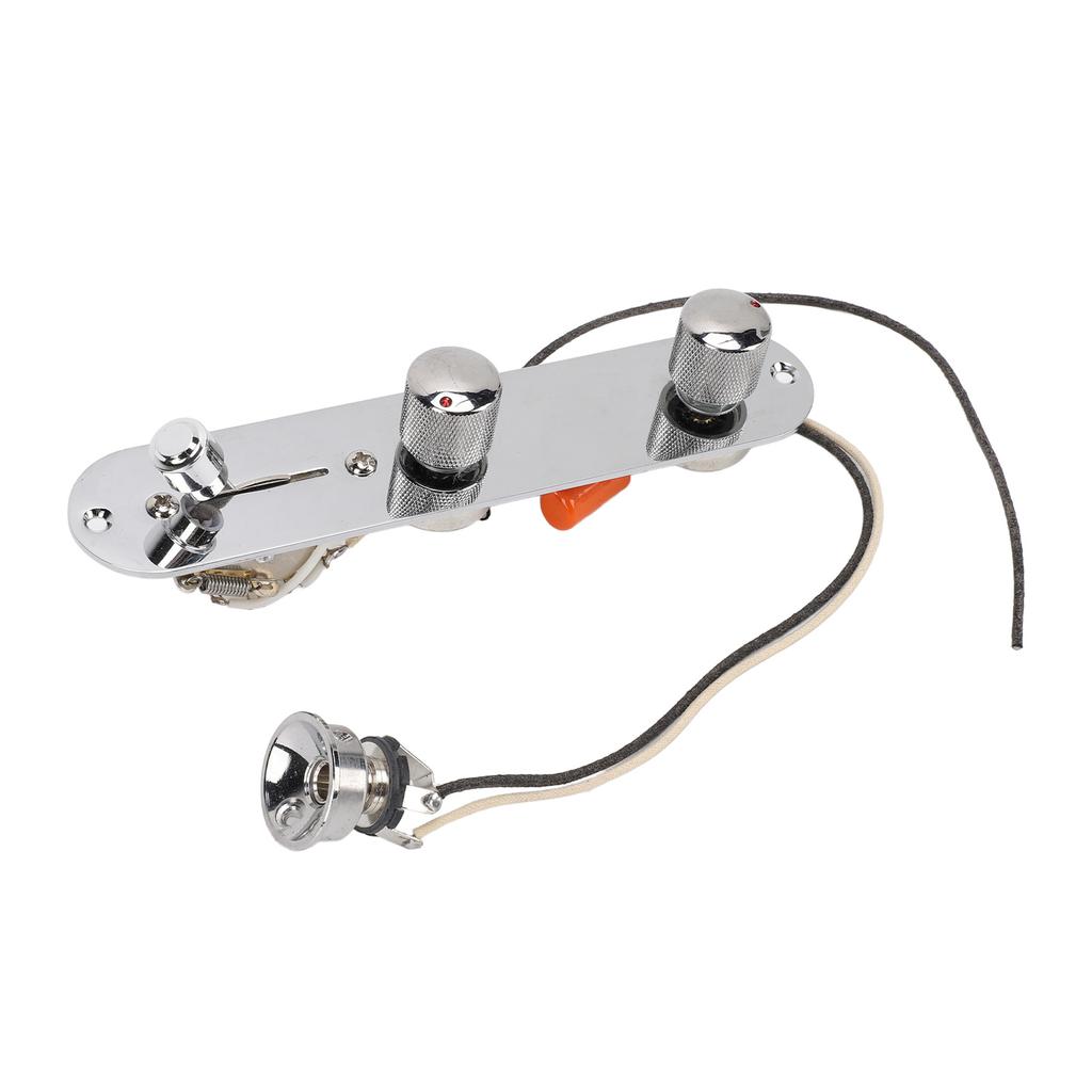 Guitar Control Plate 5 Way Switch 250K Ohm  Potentiometers Volume Tone Controls Plate for Tele Guitar