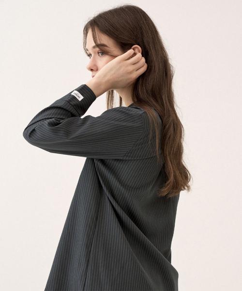 [Dossy] Silkfit Modern Black Long-Sleeve Couple Pajama Set [Shipped from Korea] 100% Authentic