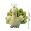 PP Cotton Peacock Doll  Plush Keychain Collection Stuffed Animal Bag Pendant  Backpack Decoration