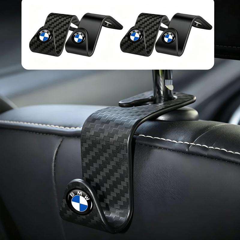 2/4pcs Car Seat Headrest Hook Storage Hanger Organizer Accessories For BMW M 1 3 4 5 6 7 Series M3 M6 F01 F02E34 E36 E70 F10 X3 CJ3