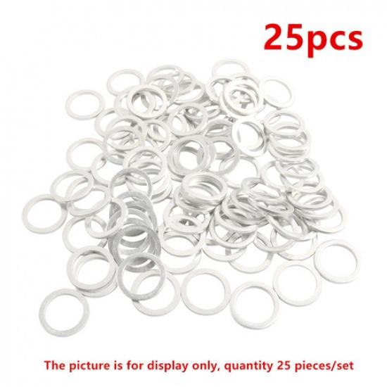 25PCS Car Transmission Case Plug Gasket 90430-18008 Fit for Toyota Lexus SCION