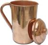 TreegoArt Pure Copper Water Jug Leak Proof Seam Less Smooth Finished Design For Storage Water, Home, Kitchen,Office,Gifts - 2 Liter