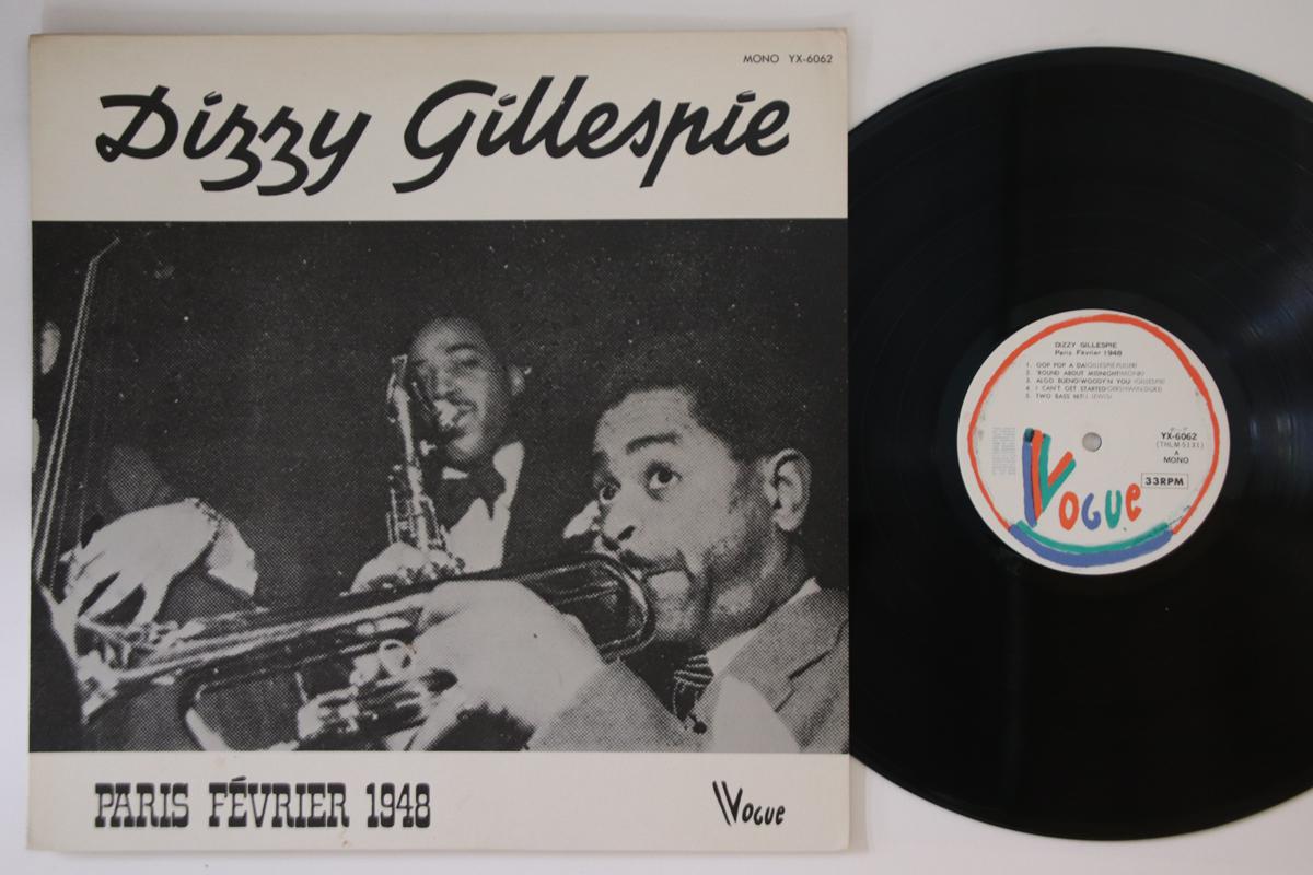 

LP Record DIZZY GILLESPIE - Paris Fevrier 1948 YX6062 VOGUE Japan Jazz Used