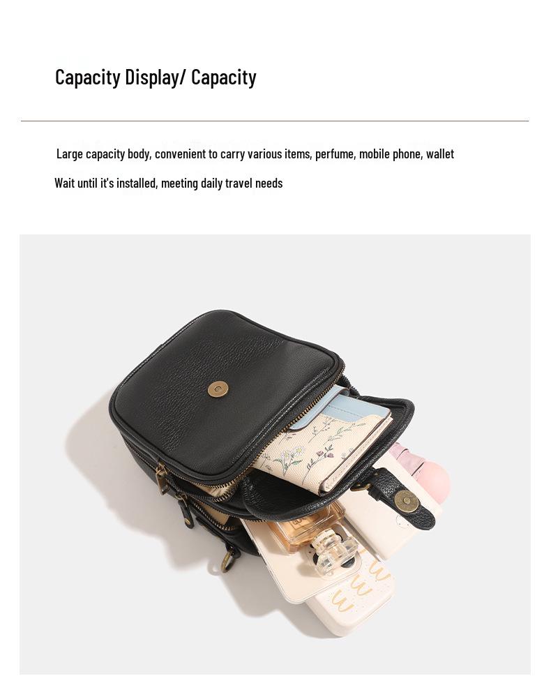 Trendy PU Unisex Single-Shoulder Crossbody Bag: Casual Phone, Coin, and Card Holder