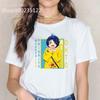 Kawaii Anime Kobiety Słodki T-Shirt z Nadrukiem Wonder Egg Priority Tee Topy Moda Casual Odzież Damska Lato Streetwear T-shirt Damski