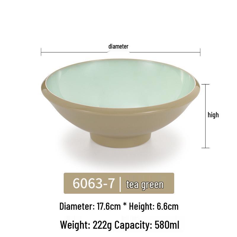 Melamine Noodle Bowl for Noodle Restaurants: Ideal for Luosifen, Malatang, Rice Noodles, and Chongqing Xiaomian