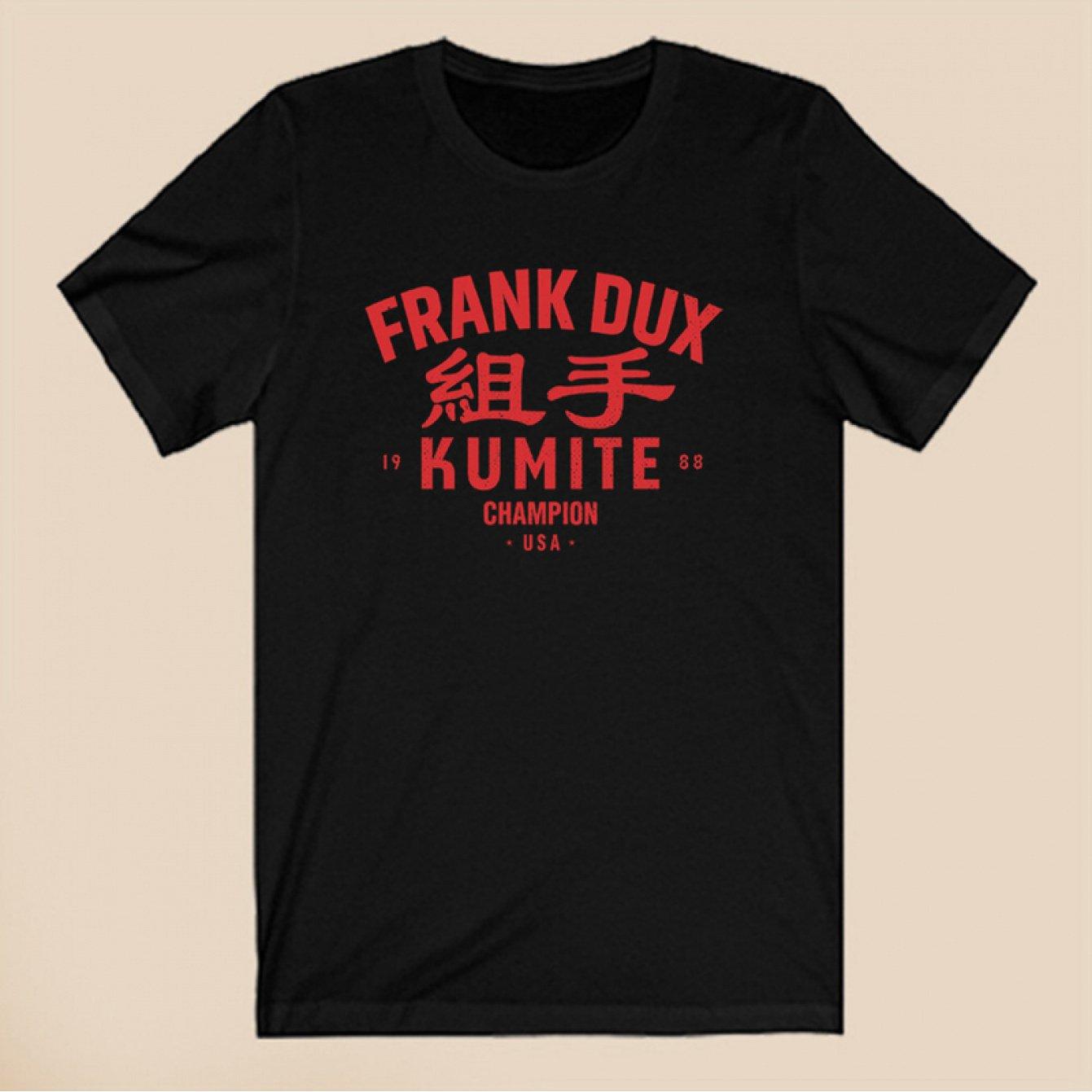 Unisexs Steel Fist Movie Jack Van Damme Gomez Champion Graphic TShirt Retro Martial Arts TShirt Striking Red Retro Color S
