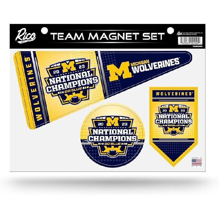 Rico Industries NCAA Georgia Bulldogs CFP College Football 2023 National Champions Team Magnet Sheet Team Magnet 2024 CFP National Champs