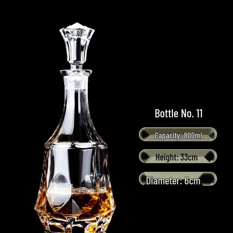 

Shangqi Crystal Whiskey Decanter with Lid